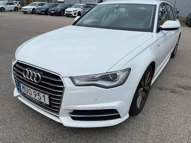 Vit Begagnad 2016 Audi A6 S-Line Kombi | 159 000 kr (Marknadspris) - Bild 1/2