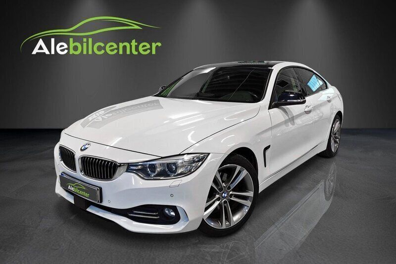 Vit Begagnad 2015 BMW 420 Gran Coupé Luxury Line Sportkupé | 159 900 kr (Marknadspris) - Bild 1/4