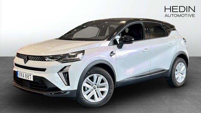 Vit (white) Begagnad 2024 Renault Captur Techno SUV | 299 900 kr - Bild 1/4