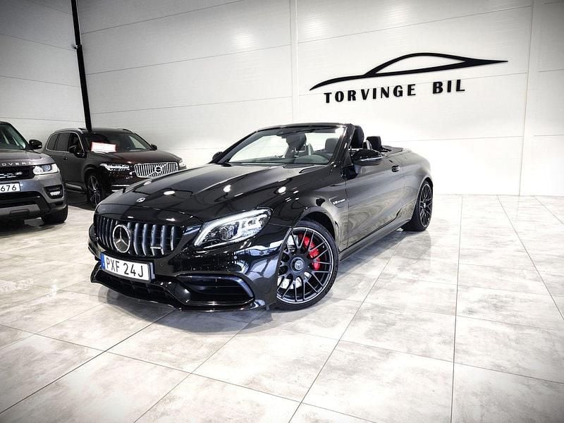 Svart Begagnad 2020 Mercedes C63S AMG AMG Cab | 849 000 kr (Marknadspris) - Bild 1/4