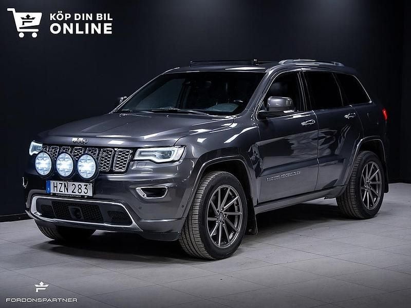 Grå Begagnad 2018 Jeep Grand Cherokee Overland SUV | 269 900 kr (Lite dyr) - Bild 1/4