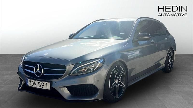 Silver (grey) Begagnad 2016 Mercedes C220 AMG Kombi | 229 000 kr (Marknadspris) - Bild 1/4