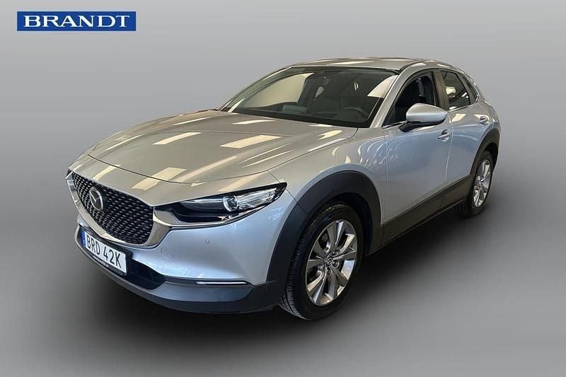 Grå Begagnad 2021 Mazda CX-30 Sky SUV | 219 900 kr (Marknadspris) - Bild 1/4