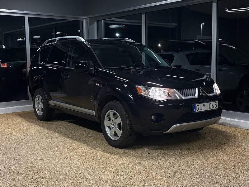 Svart Begagnad 2008 Mitsubishi Outlander SUV | 49 900 kr (Superpris) - Bild 1/4
