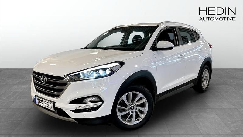Vit (white) Begagnad 2016 Hyundai Tucson SUV | 169 900 kr (Bra pris) - Bild 1/4