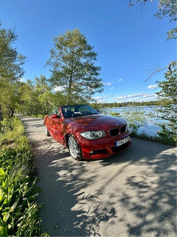 Röd Begagnad 2008 BMW 120 Cabriolet Advantage Cab | 95 000 kr (Marknadspris) - Bild 1/4