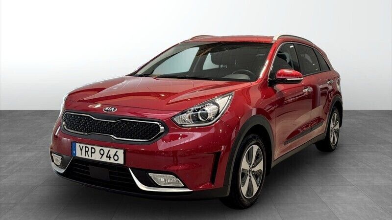 Röd (red) Begagnad 2018 Kia Niro 2 SUV | 209 900 kr - Bild 1/4
