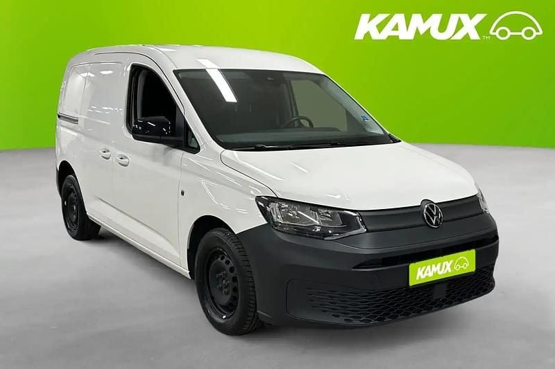 Vit Begagnad 2022 VW Caddy Minibuss | 189 800 kr (Bra pris) - Bild 1/4