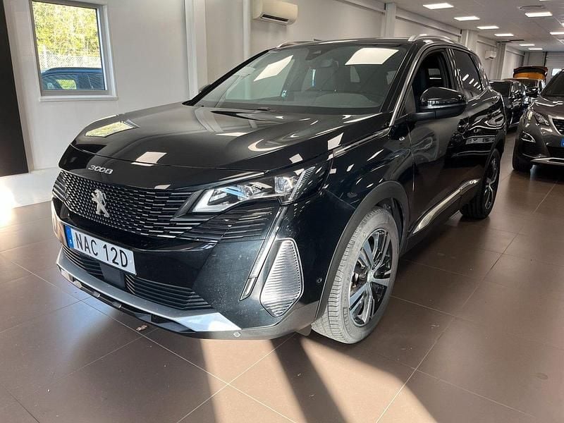 Svart Begagnad 2024 Peugeot 3008 GT SUV | 259 000 kr (Bra pris) - Bild 1/4