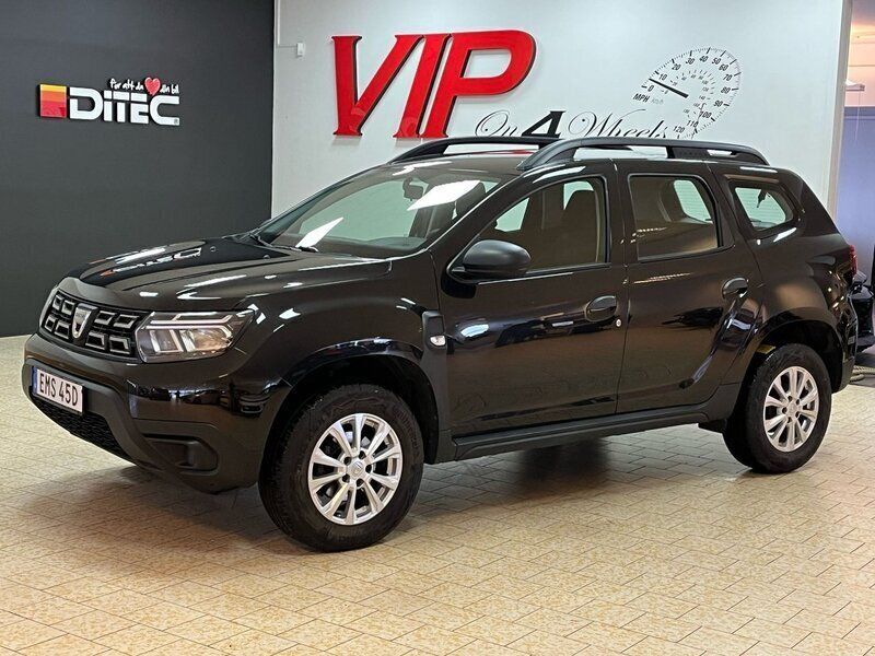 Svart Begagnad 2021 Dacia Duster SUV | 114 800 kr (Marknadspris) - Bild 1/4
