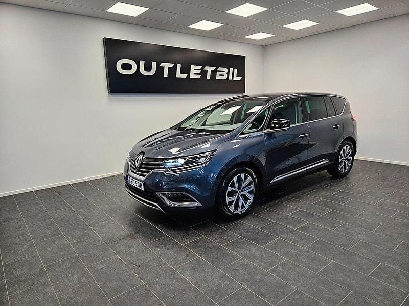 Grå Begagnad 2017 Renault Espace Minibuss | 169 900 kr (Marknadspris) - Bild 1/4