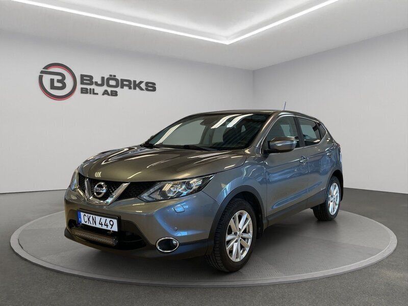 Grå Begagnad 2014 Nissan Qashqai SUV | 88 500 kr (Marknadspris) - Bild 1/4