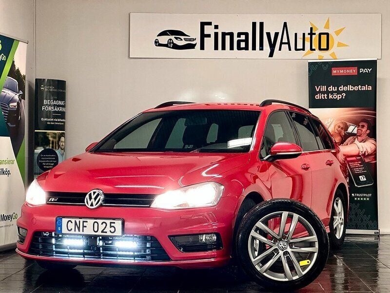 Röd Begagnad 2014 VW Golf VII GT Kombi | 99 900 kr (Marknadspris) - Bild 1/4