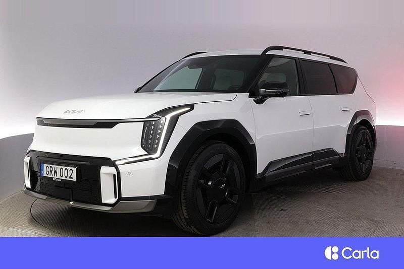Vit Begagnad 2023 Kia EV9 GT-Line SUV | 734 900 kr (Bra pris) - Bild 1/4