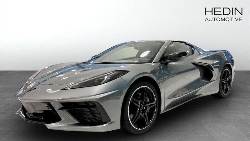 Grå Ny 2024 Corvette Stingray Sportkupé | 1 267 370 kr - Bild 1/4