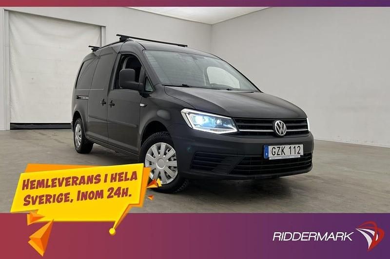 Svart Begagnad 2016 VW Caddy Maxi Minibuss | 109 800 kr (Marknadspris) - Bild 1/3