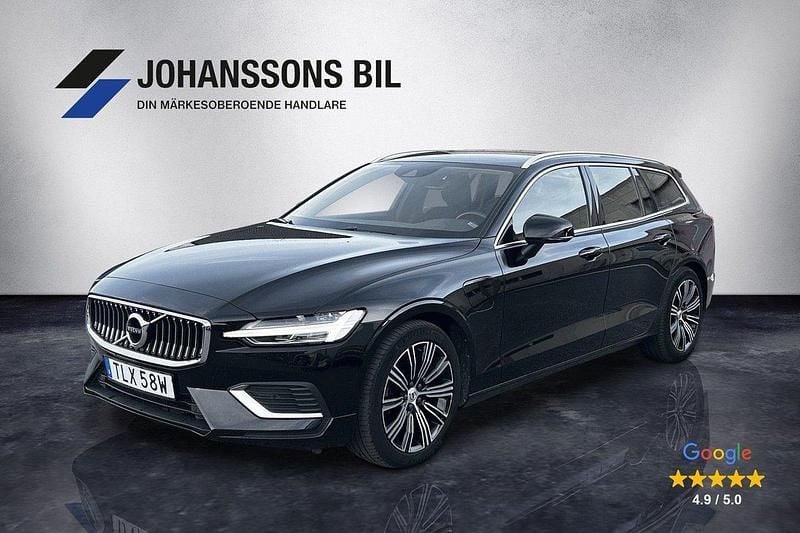 Svart Begagnad 2022 Volvo V60 Inscription Kombi | 339 900 kr (Bra pris) - Bild 1/4