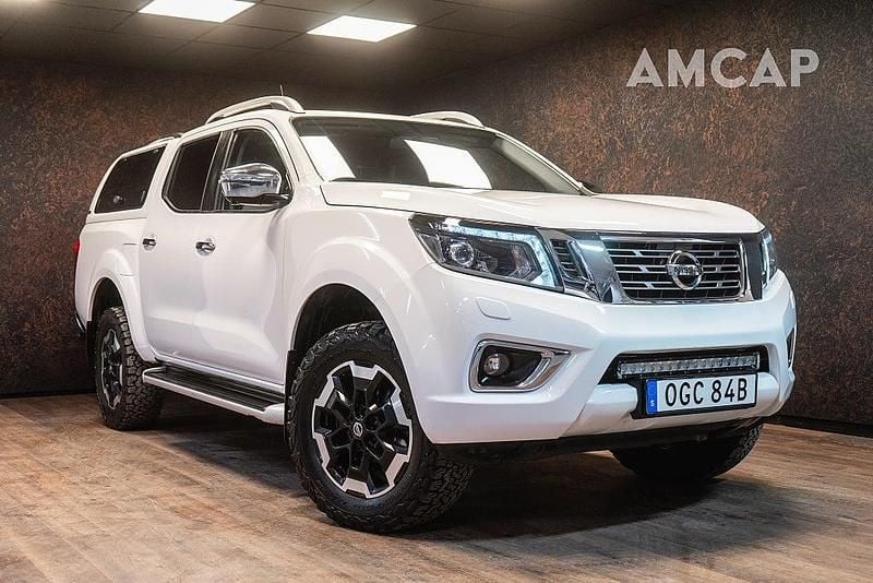 Vit Begagnad 2021 Nissan Navara Tekna Pickup | 419 500 kr (Dyr) - Bild 1/4