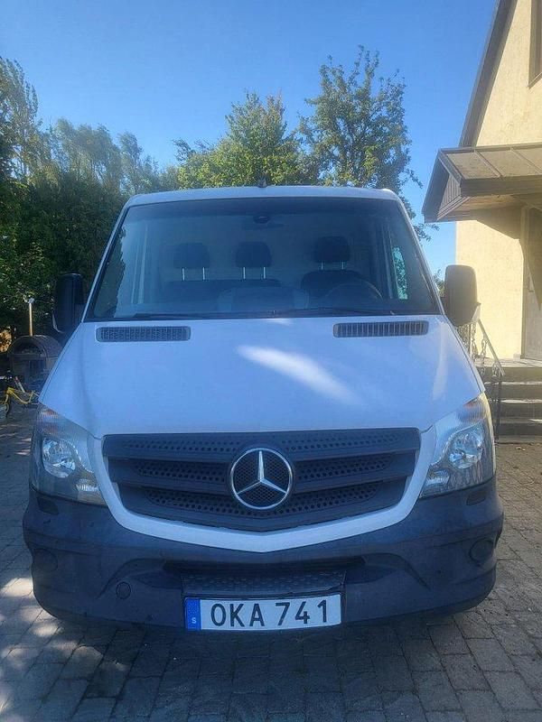 Vit Begagnad 2016 Mercedes Sprinter Van | 128 000 kr - Bild 1/4