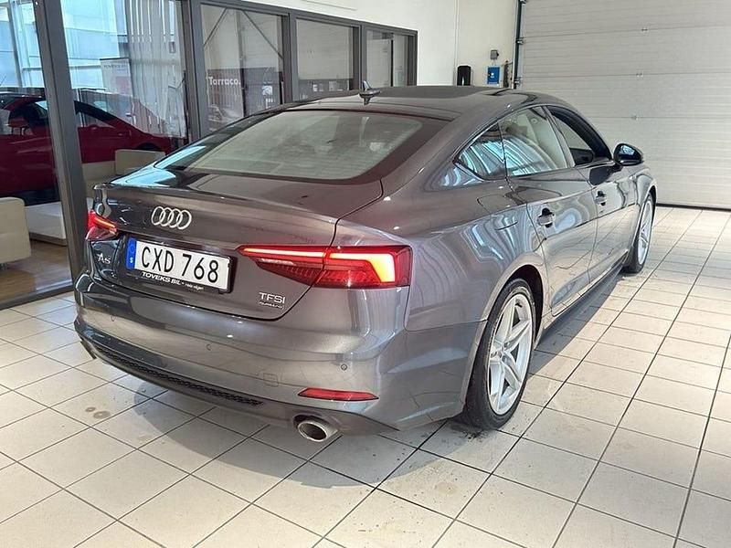 Begagnad Audi A5 Sportback S-Line 256 HK (188 kW) 2018 Grå Halvkombi