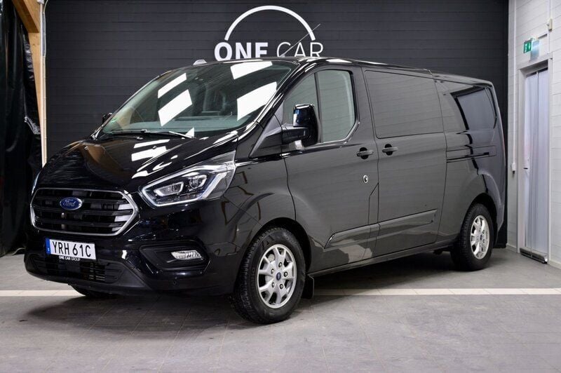 Svart Begagnad 2021 Ford Transit Custom Van | 429 800 kr - Bild 1/4
