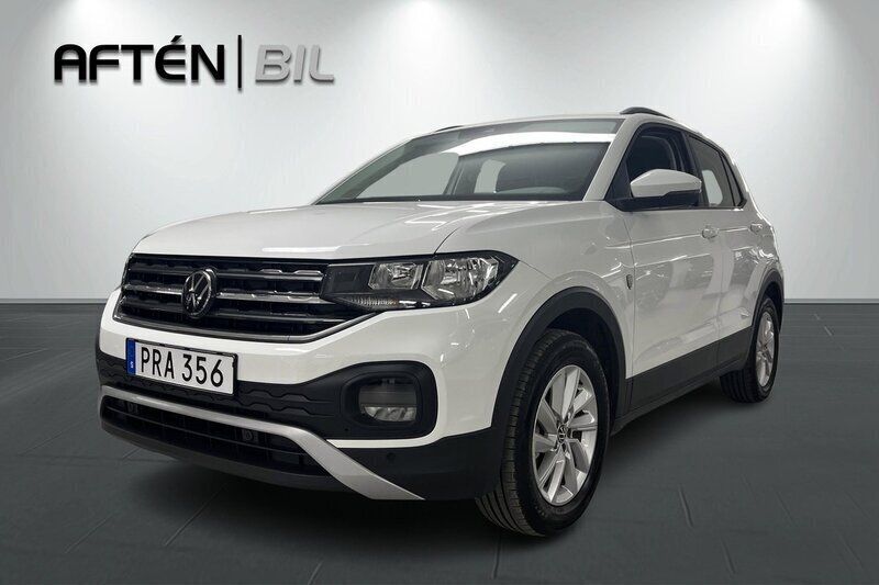 Vit Begagnad 2023 VW T-Cross Comfortline SUV | 229 800 kr (Lite dyr) - Bild 1/3