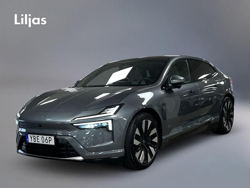 Mörkgrå Begagnad 2024 Polestar 4 Long Range Single Motor SUV | 639 000 kr (Marknadspris) - Bild 1/3