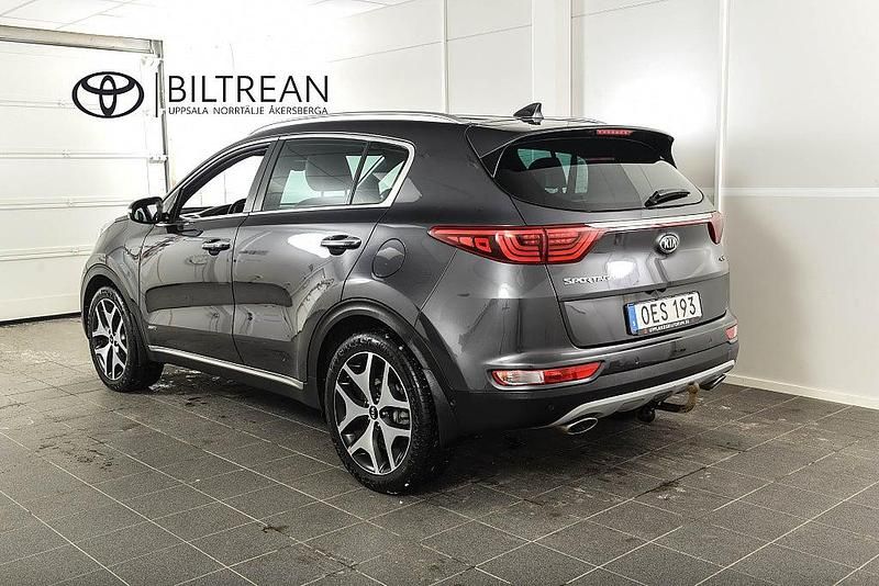 Begagnad Kia Sportage GT-Line 185 HK (136 kW) 2016 Grå SUV