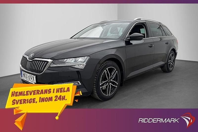Begagnad Skoda Superb 200 HK (147 kW) 2022 Svart Kombi
