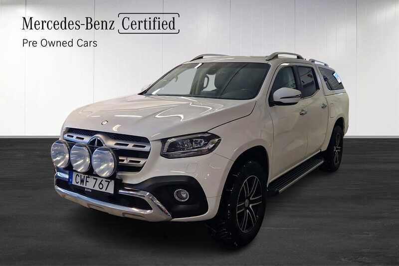 Vit Begagnad 2018 Mercedes X250 Pickup | 249 900 kr (Superpris) - Bild 1/4