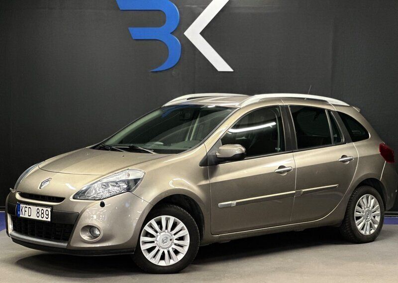 Ljusbrun Begagnad 2009 Renault Clio GrandTour Kombi | 79 900 kr (Dyr) - Bild 1/4