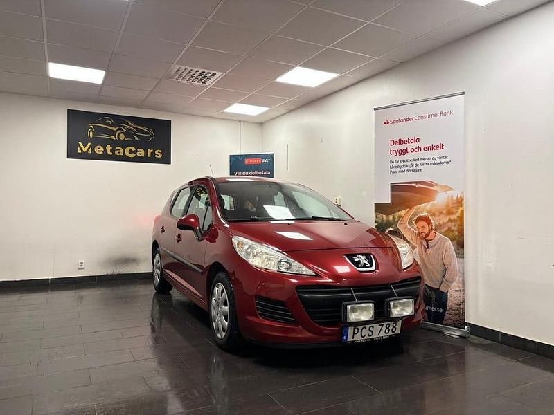 Begagnad Peugeot 207 92 HK (67 kW) 2010 Röd Kombi