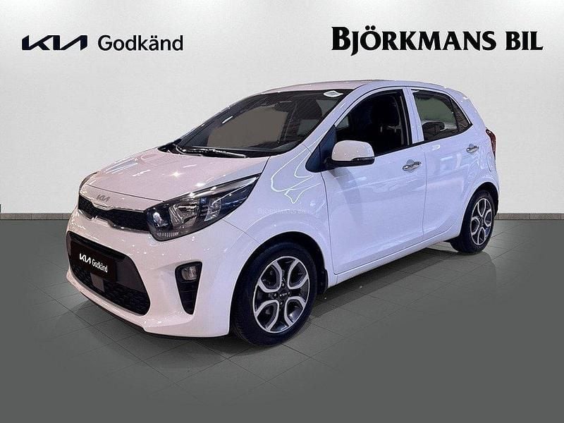 Vit (/ud/ clear white) Begagnad 2023 Kia Picanto Advance Halvkombi | 174 900 kr (Marknadspris) - Bild 1/4