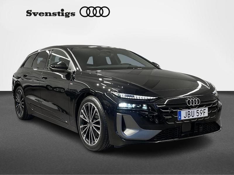 Ny Audi A6 e-tron 2025 Svart Kombi