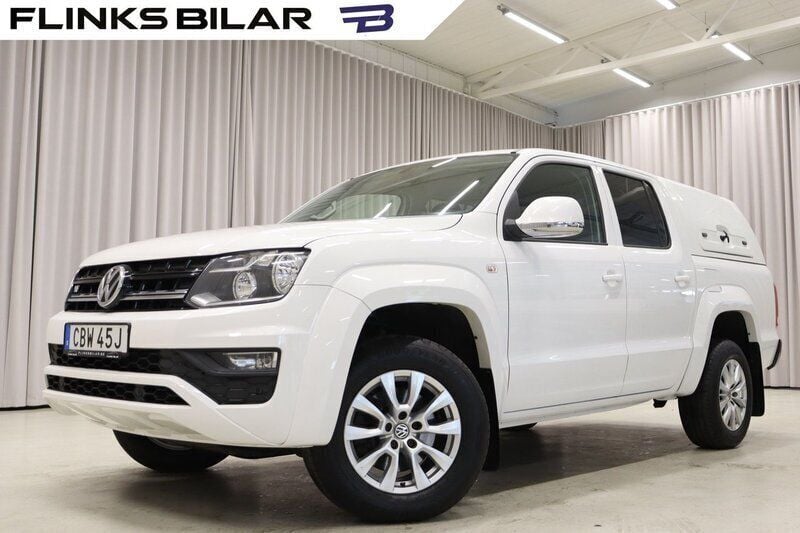 Vit Begagnad 2020 VW Amarok Pickup | 379 900 kr (Marknadspris) - Bild 1/4