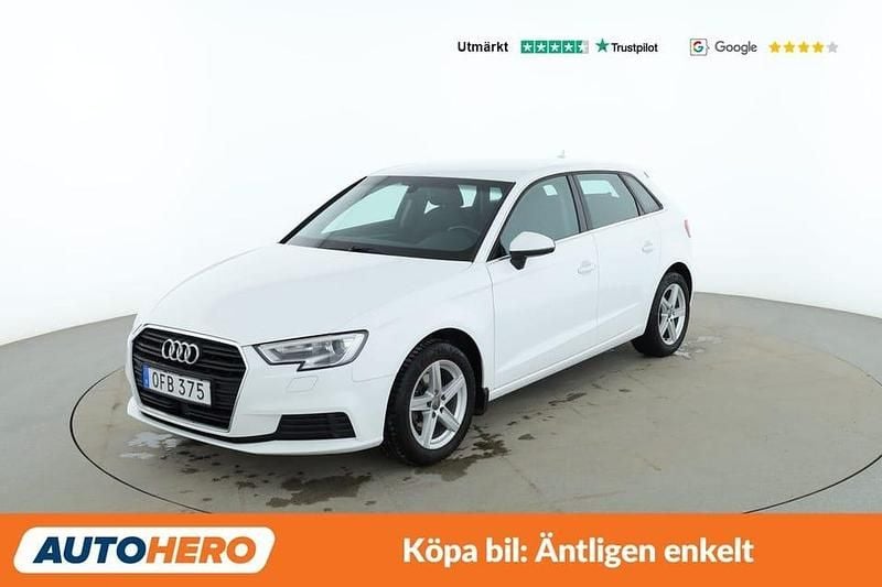 Vit Begagnad 2017 Audi A3 | 153 000 kr (Marknadspris) - Bild 1/4