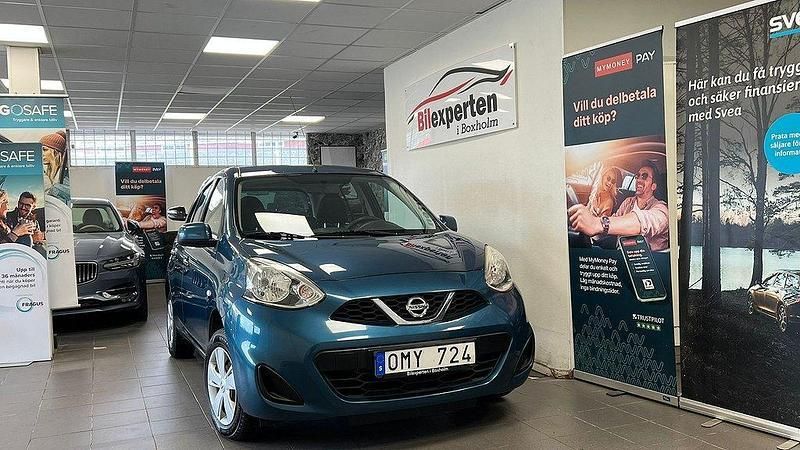 Blå Begagnad 2013 Nissan Micra Halvkombi | 34 900 kr (Marknadspris) - Bild 1/4