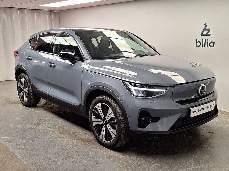 Grå Begagnad 2023 Volvo EC40 Ultimate SUV | 409 900 kr (Bra pris) - Bild 1/4