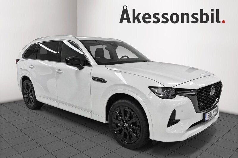 Rhodium white metallic Ny 2024 Mazda CX-80 Homura-Line SUV | 659 900 kr (Marknadspris) - Bild 1/4