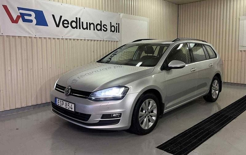 Silver Begagnad 2013 VW Golf VII Kombi | 89 800 kr (Marknadspris) - Bild 1/4