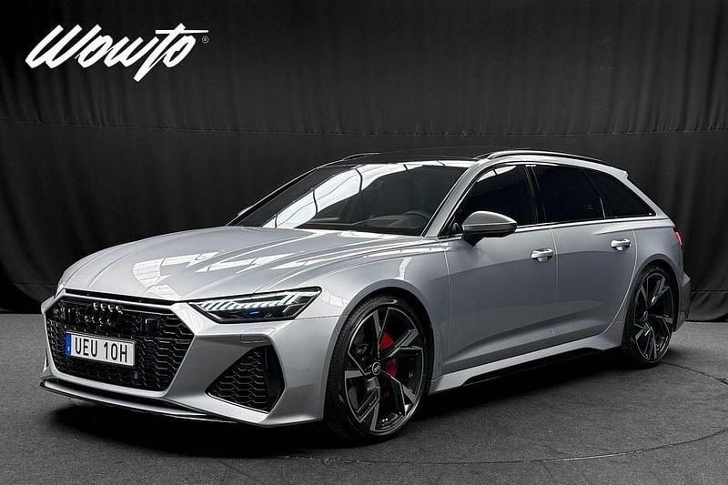 Grå Begagnad 2020 Audi RS6 Advanced Kombi | 1 049 800 kr (Marknadspris) - Bild 1/3
