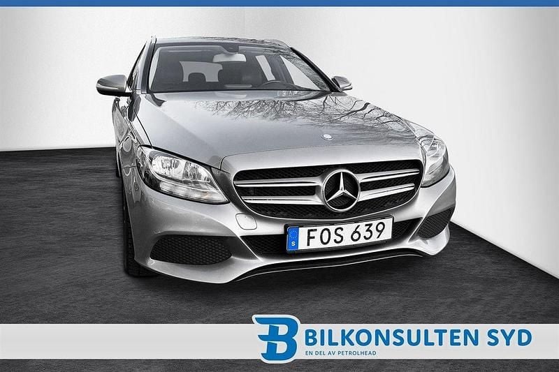Silver Begagnad 2014 Mercedes C180 Kombi | 159 900 kr (Marknadspris) - Bild 1/4