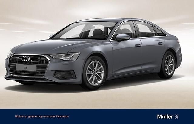 Tyfongrå metallic Begagnad 2019 Audi A6 Proline Sedan | 299 000 kr (Marknadspris) - Bild 1/4