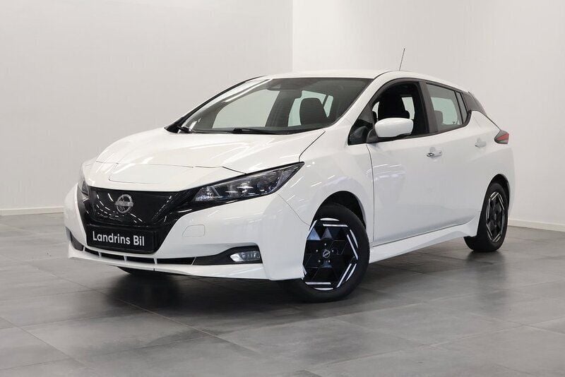 Vit Begagnad 2022 Nissan Leaf Acenta Halvkombi | 164 900 kr (Marknadspris) - Bild 1/4