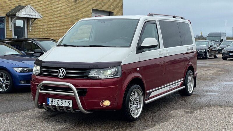 Vit Begagnad 2014 VW Multivan Highline Minibuss | 249 500 kr (Dyr) - Bild 1/4