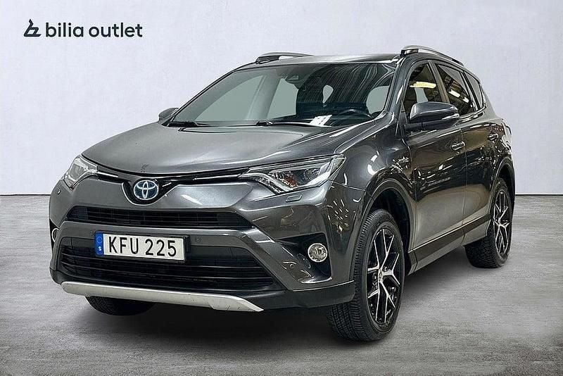 Mörkgrå Begagnad 2016 Toyota RAV4 Hybrid Active SUV | 189 900 kr (Bra pris) - Bild 1/2