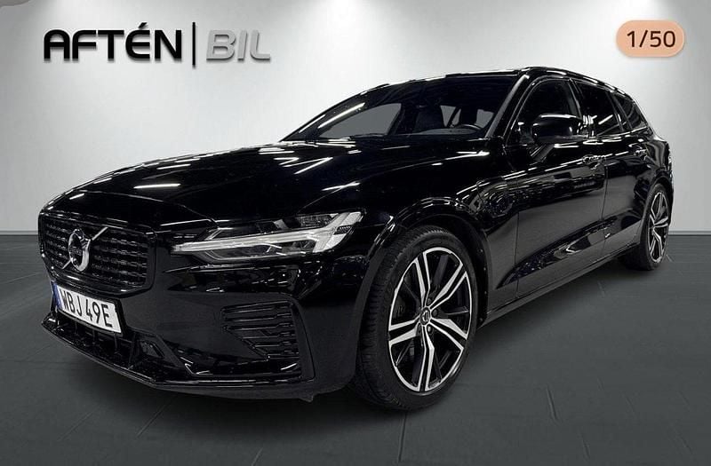 Svart Begagnad 2021 Volvo V60 R-Design Kombi | 320 000 kr (Bra pris) - Bild 1/4