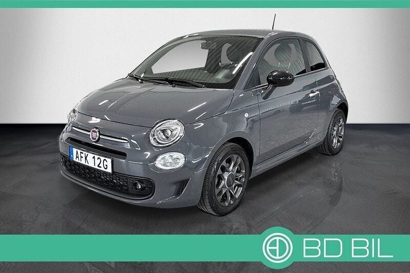 Grå (grå ) Begagnad 2022 Fiat 500 Halvkombi | 137 600 kr (Marknadspris) - Bild 1/4