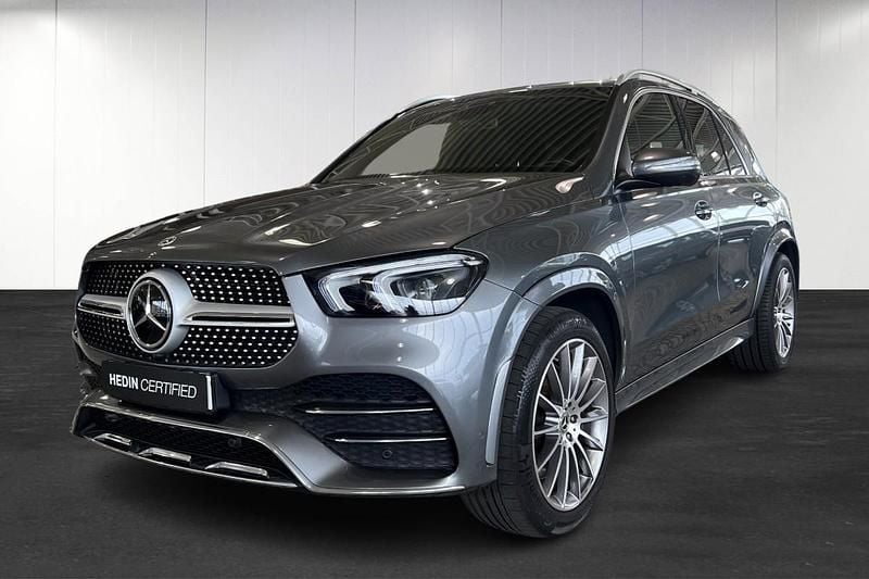 Grå (grey) Begagnad 2021 Mercedes GLE350 AMG line SUV | 649 900 kr - Bild 1/4