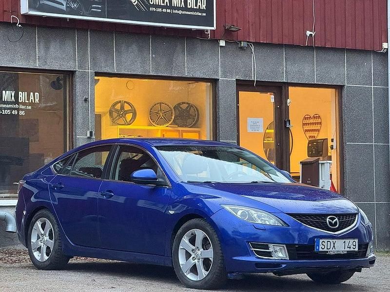 Blå Begagnad 2008 Mazda 6 Inclusive Halvkombi | 55 000 kr (Lite dyr) - Bild 1/4